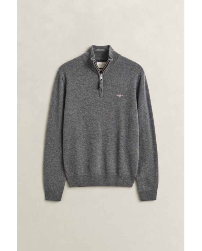GANT MAGLIA IN LANA DAGNELLO CON ZIP CORTA
