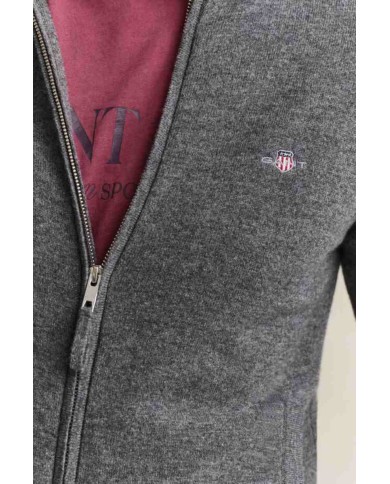 GANT CARDIGAN CON ZIP IN LANA DAGNELLO