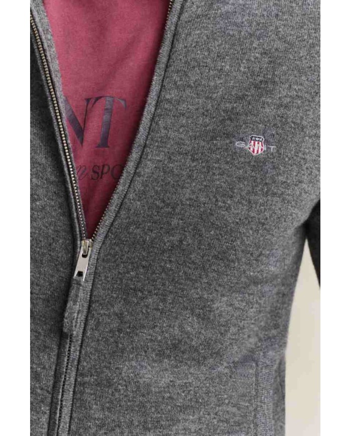 GANT CARDIGAN CON ZIP IN LANA DAGNELLO