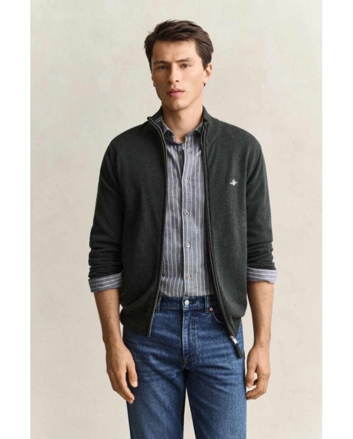 GANT CARDIGAN CON ZIP IN LANA DAGNELLO