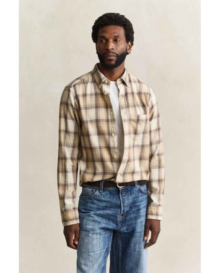 GANT CAMICIA IN FLANELLA A QUADRI WINDBLOWN
