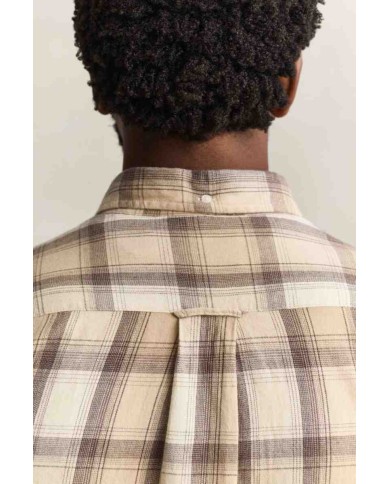 GANT CAMICIA IN FLANELLA A QUADRI WINDBLOWN
