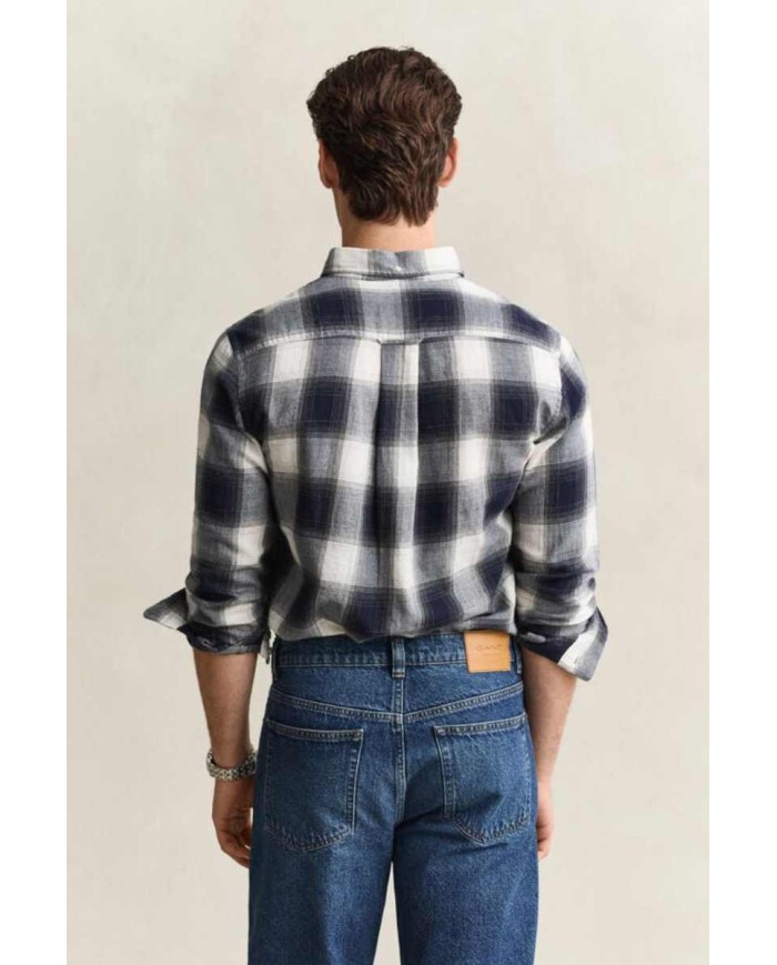 GANT CAMICIA IN FLANELLA A QUADRI WINDBLOWN