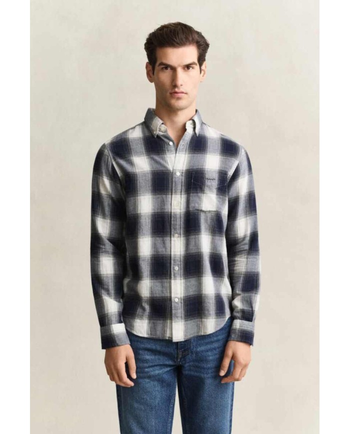 GANT CAMICIA IN FLANELLA A QUADRI WINDBLOWN