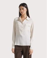 SEVENTY VENEZIA BLUSA IN JERSEY E VISCOSA