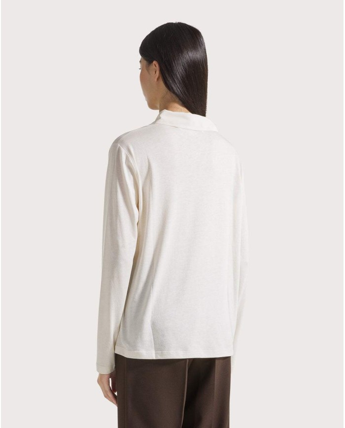 SEVENTY VENEZIA BLUSA IN JERSEY E VISCOSA