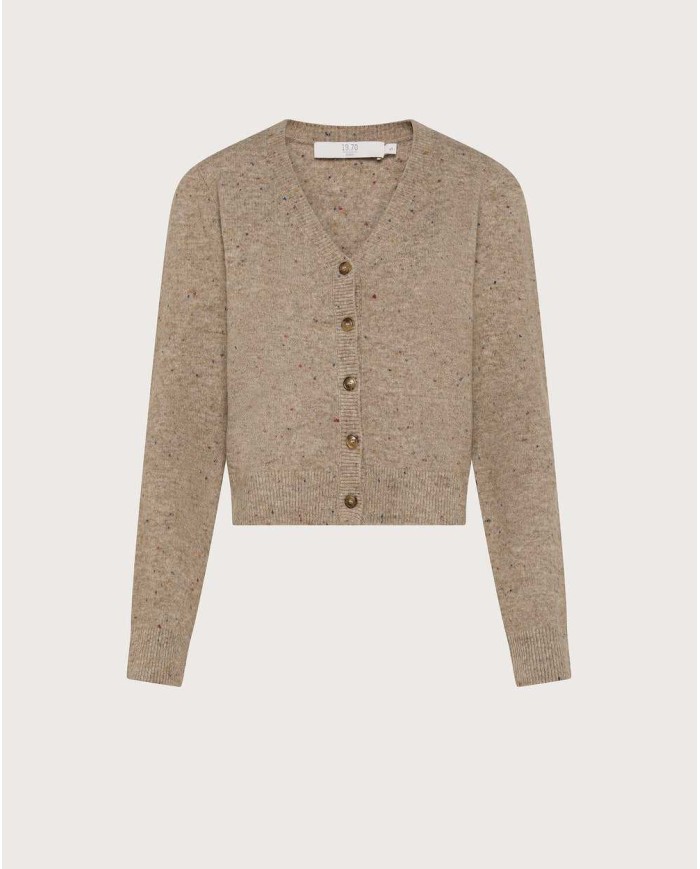 SEVENTY VENEZIA CARDIGAN CON SCOLLO A V