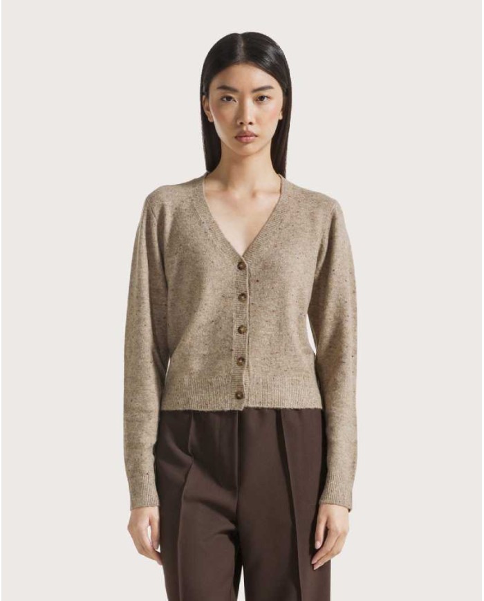 SEVENTY VENEZIA CARDIGAN CON SCOLLO A V