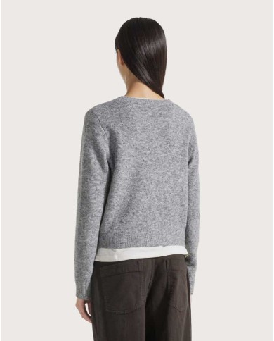 SEVENTY VENEZIA CARDIGAN CON SCOLLO A V
