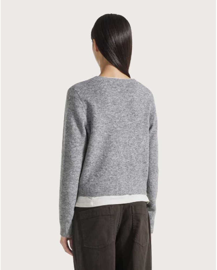 SEVENTY VENEZIA CARDIGAN CON SCOLLO A V