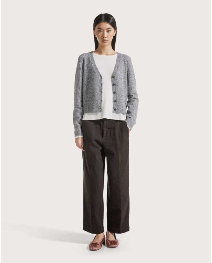 SEVENTY VENEZIA CARDIGAN CON SCOLLO A V