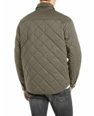 REPLAY GIACCA COMFORT COMPACT IN COTONE