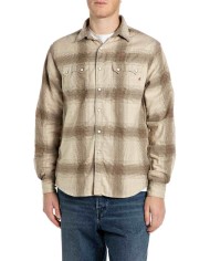 REPLAY CAMICIA A QUADRETTI IN COTONE