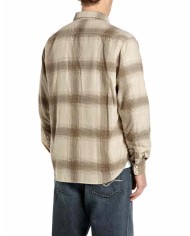 REPLAY CAMICIA A QUADRETTI IN COTONE