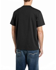 REPLAY MAGLIETTA REGULAR FIT CON RICAMO R