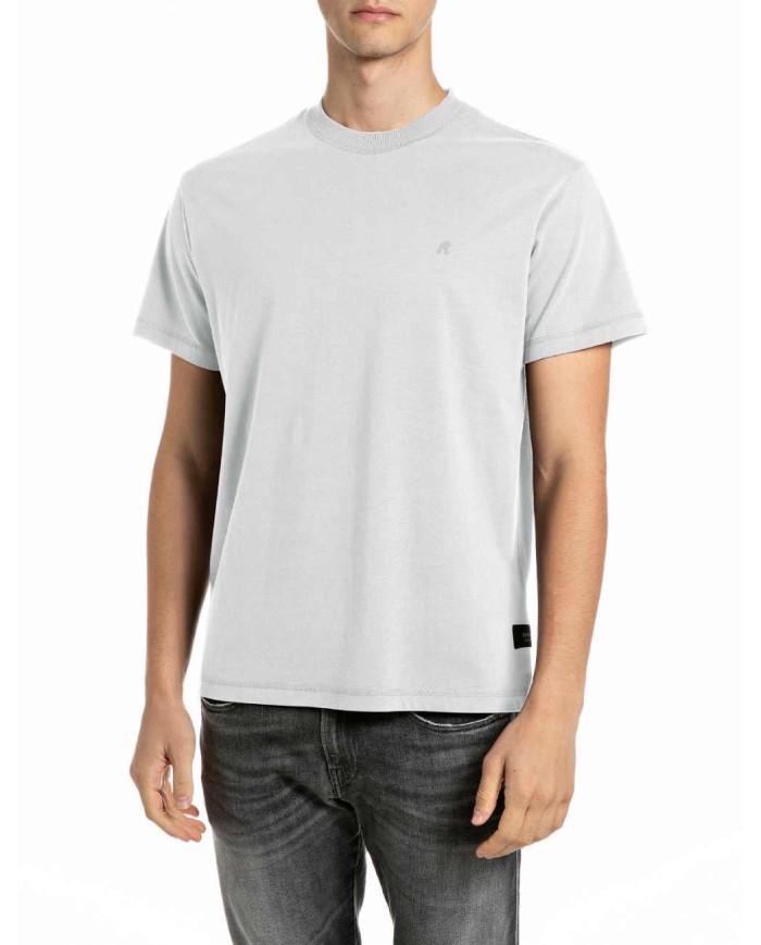 REPLAY MAGLIETTA REGULAR FIT CON RICAMO R