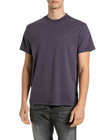 REPLAY MAGLIETTA REGULAR FIT CON RICAMO R