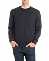 REPLAY MAGLIONE GIROCOLLO IN COTONE E CASHMERE
