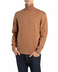 REPLAY MAGLIONE DOLCEVITA IN COTONE E CASHMERE