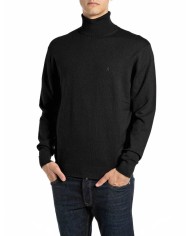 REPLAY MAGLIONE DOLCEVITA IN COTONE E CASHMERE