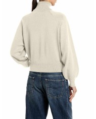 REPLAY MAGLIA DOLCEVITA CON MANICHE A PALLONCINO