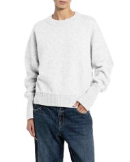REPLAY MAGLIA IN MISTO LANA E ALPACA