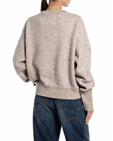 REPLAY MAGLIA IN MISTO LANA E ALPACA