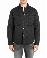 REPLAY GIACCA COMFORT COMPACT IN COTONE