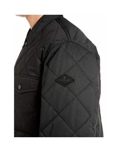 REPLAY GIACCA COMFORT COMPACT IN COTONE