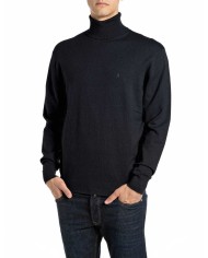 REPLAY MAGLIONE DOLCEVITA IN COTONE E CASHMERE