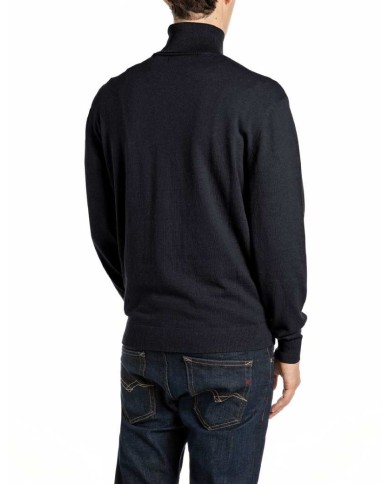 REPLAY MAGLIONE DOLCEVITA IN COTONE E CASHMERE