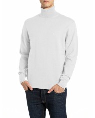 REPLAY MAGLIONE DOLCEVITA IN COTONE E CASHMERE