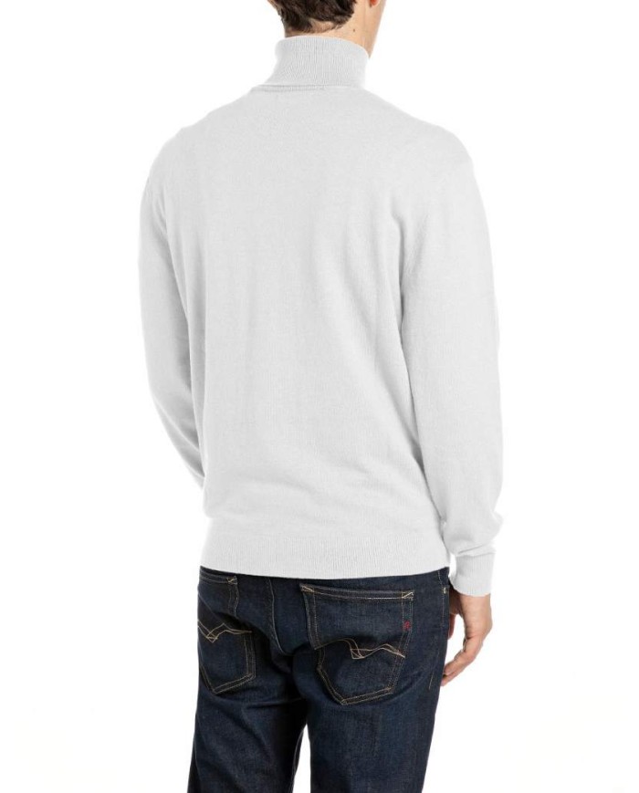 REPLAY MAGLIONE DOLCEVITA IN COTONE E CASHMERE