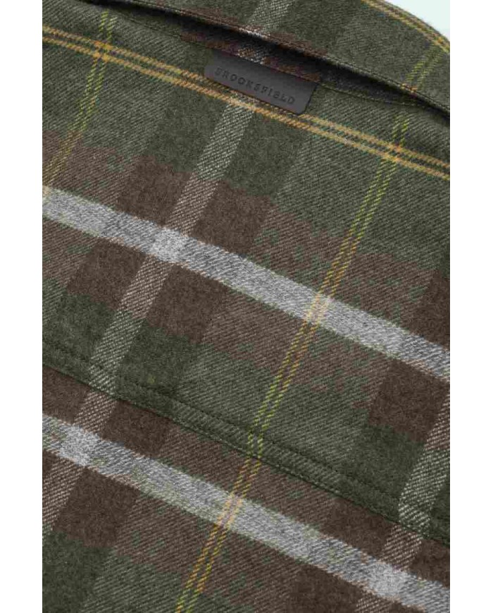 BROOKSFIELD CAMICIA IN FLANELLA DI COTONE OVERSIZE