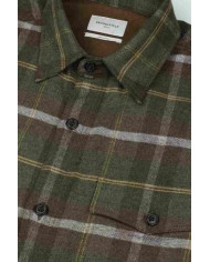 BROOKSFIELD CAMICIA IN FLANELLA DI COTONE OVERSIZE