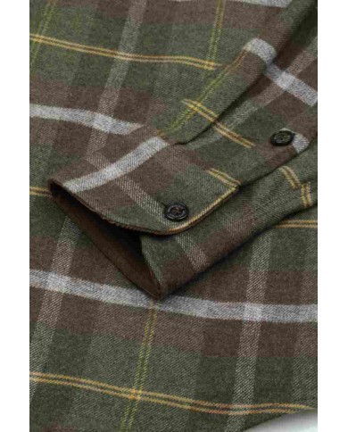 BROOKSFIELD CAMICIA IN FLANELLA DI COTONE OVERSIZE