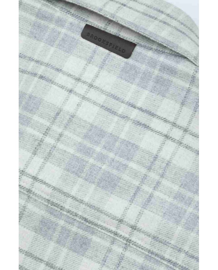 BROOKSFIELD CAMICIA IN FLANELLA DI COTONE OVERSIZE