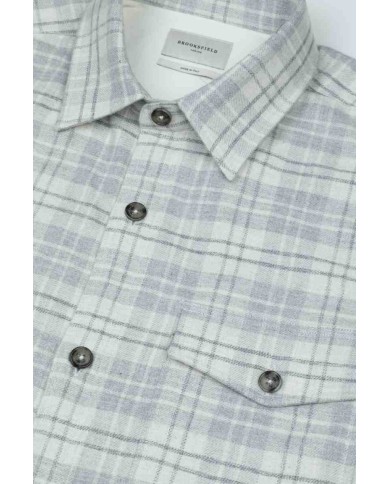 BROOKSFIELD CAMICIA IN FLANELLA DI COTONE OVERSIZE