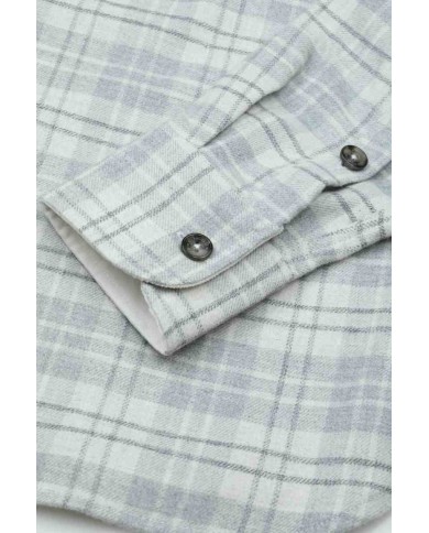 BROOKSFIELD CAMICIA IN FLANELLA DI COTONE OVERSIZE