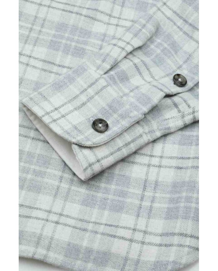 BROOKSFIELD CAMICIA IN FLANELLA DI COTONE OVERSIZE