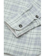 BROOKSFIELD CAMICIA IN FLANELLA DI COTONE OVERSIZE