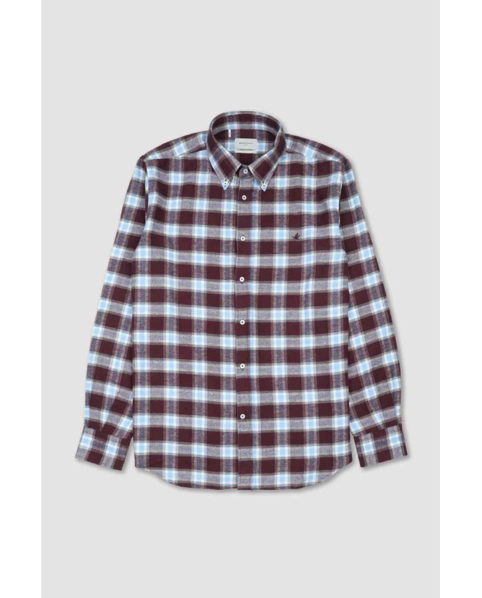 BROOKSFIELD CAMICIA CLUB BUTTON DOWN IN FLANELLA