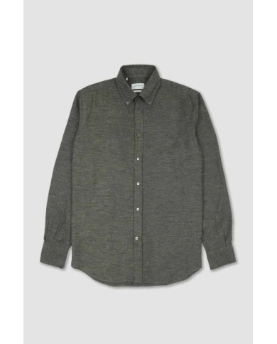 BROOKSFIELD CAMICIA CLUB BUTTON DOWN IN COTONE SMERIGLIATO