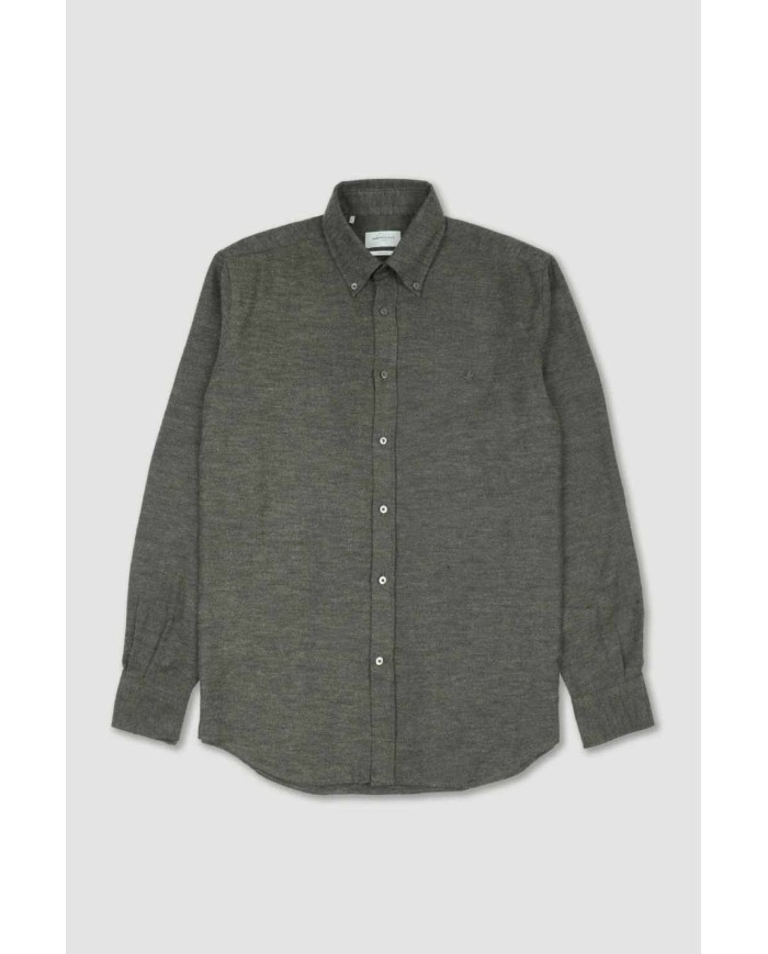BROOKSFIELD CAMICIA CLUB BUTTON DOWN IN COTONE SMERIGLIATO