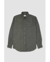 BROOKSFIELD CAMICIA CLUB BUTTON DOWN IN COTONE SMERIGLIATO
