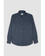 BROOKSFIELD CAMICIA CLUB BUTTON DOWN IN COTONE SMERIGLIATO