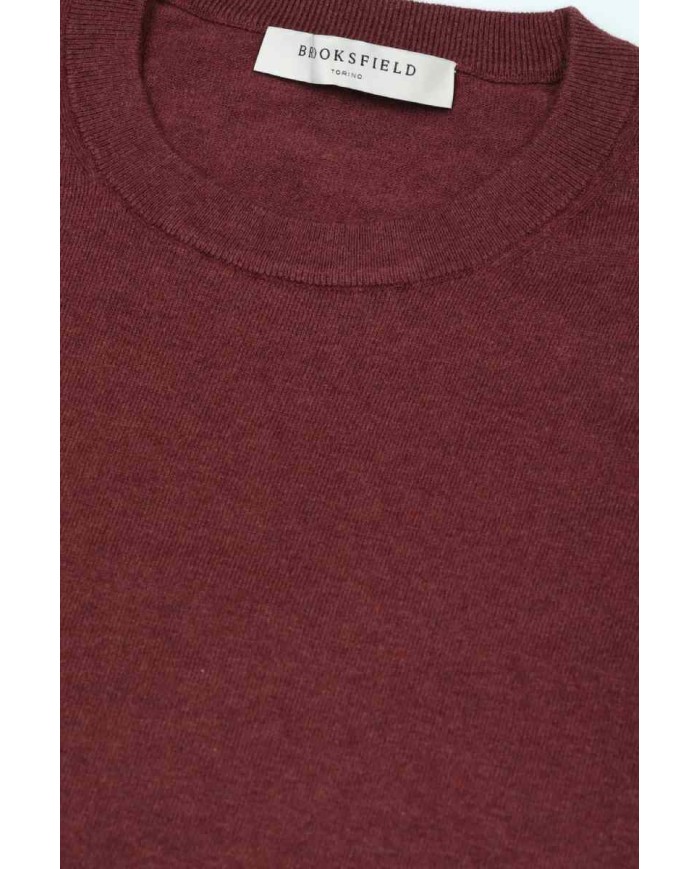 BROOKSFIELD MAGLIA GIROCOLLO IN COTONE E CASHMERE