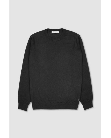BROOKSFIELD MAGLIA GIROCOLLO IN COTONE E CASHMERE