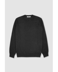 BROOKSFIELD MAGLIA GIROCOLLO IN COTONE E CASHMERE