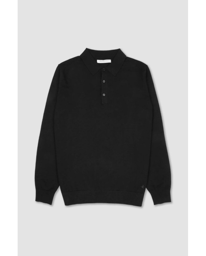BROOKSFIELD POLO IN MAGLIA IN COTONE E CASHMERE